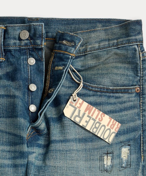RRL（ダブル アール エル）の「スリム フィット セルビッジ ジーンズ