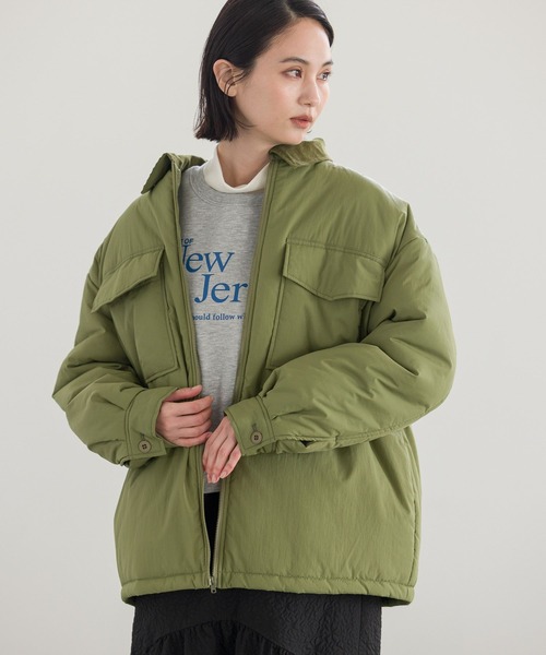 LAKOLE（ラコレ）の「コードカラーパファシャツジャケット / 966836