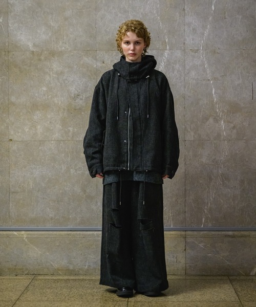 CASPER JOHN（キャスパージョン）の「Boucle short mods coat/ブークレ