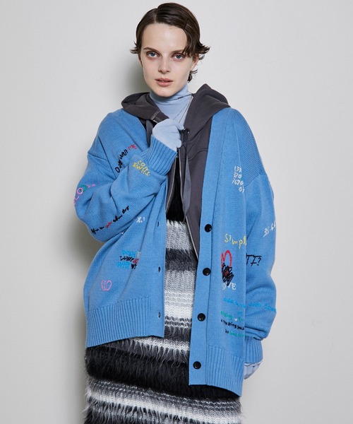 MAISON SPECIAL（メゾンスペシャル）の「Life Word Embroidery Knit