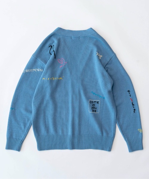 MAISON SPECIAL（メゾンスペシャル）の「Life Word Embroidery Knit