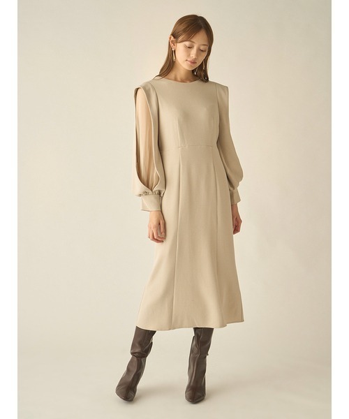 SNIDEL（スナイデル）の「レディライクミディワンピース（ワンピース