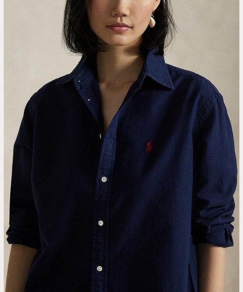 オーバーサイズ フィット コットン オックスフォード シャツ（シャツ