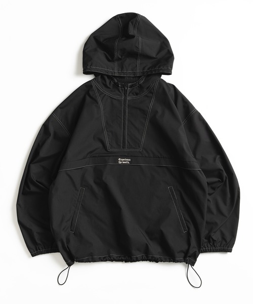 kutir（クティール）の「スタンドネックアノラックパーカー
