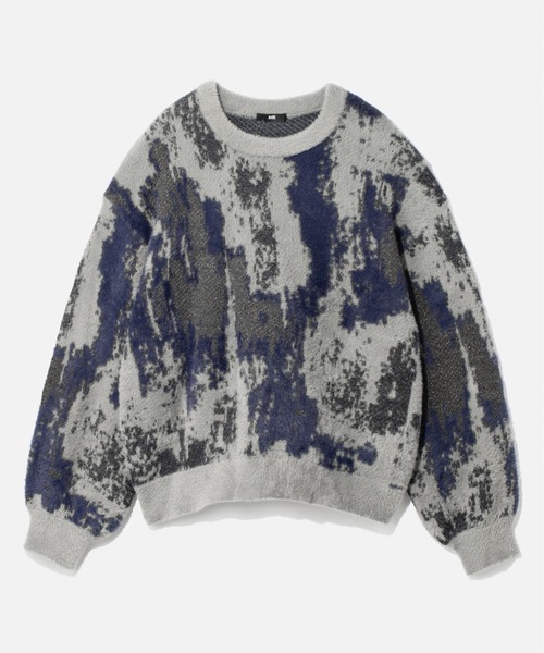 HARE（ハレ）の「アブストラクトラメニットプルオーバー(HARE)（ニット