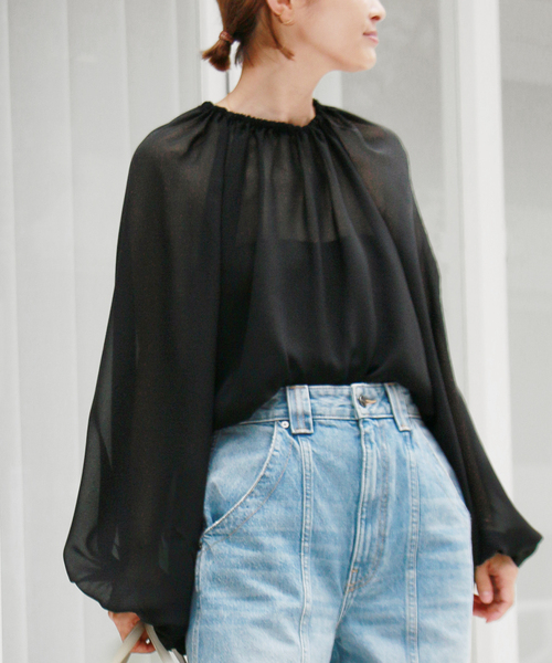 Sheer ブラウス（シャツ/ブラウス）｜Deuxieme Classe（ドゥーズィエム