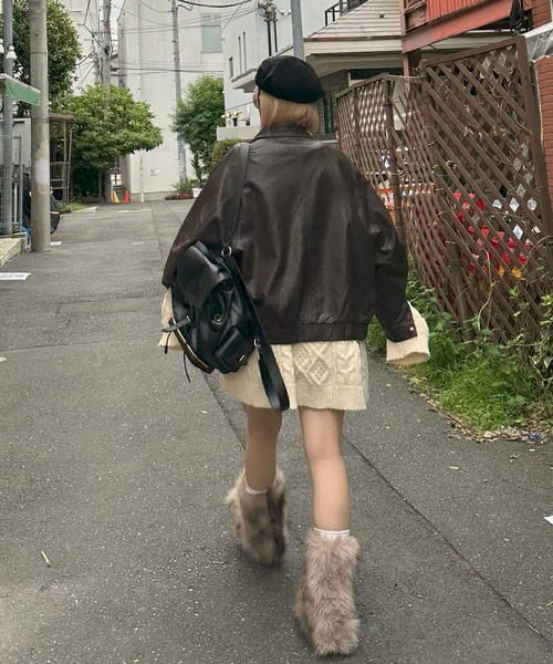 Alley Tokyo（アリートーキョー）の「ファーブーツ（ブーツ）」 - WEAR