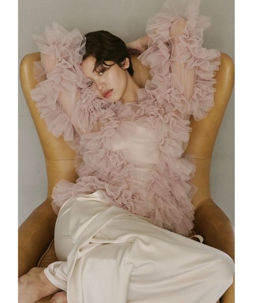 tulle veil tops（シャツ/ブラウス）｜NOTREemor（ノートルエモア）の