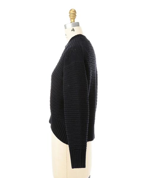 Drawer（ドゥロワー）の「Drawer 3ゲージ クルーネックニット（ニット