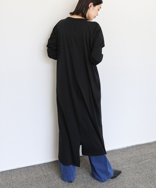 セール】【Et】Asymmetrical Neck One-piece（ワンピース）｜select