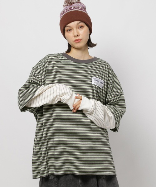 セール】【Fishs Eddy(フィッシュエディ)】レイヤードTシャツ【UNISEX