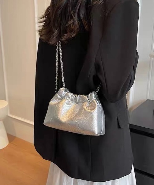 セール】シルバーチェーンミニショルダーバッグ（ショルダーバッグ