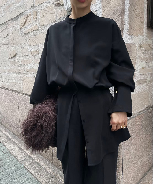 Ameri（アメリ）の「UND WAIST BLOUSING BLOUSE（シャツ/ブラウス