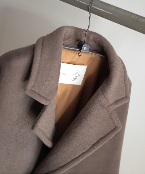 FIL DE FER（フィルデフェール）の「ダブルフェイス ショートコート