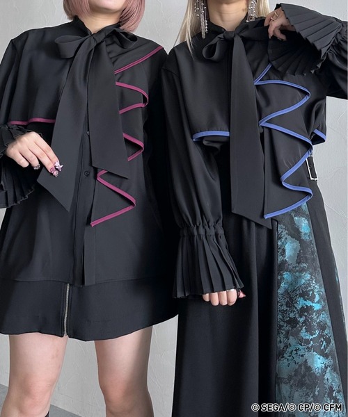 HARE（ハレ）の「プロジェクトセカイ×ZOZOZTOWN アシメフリルボウタイ