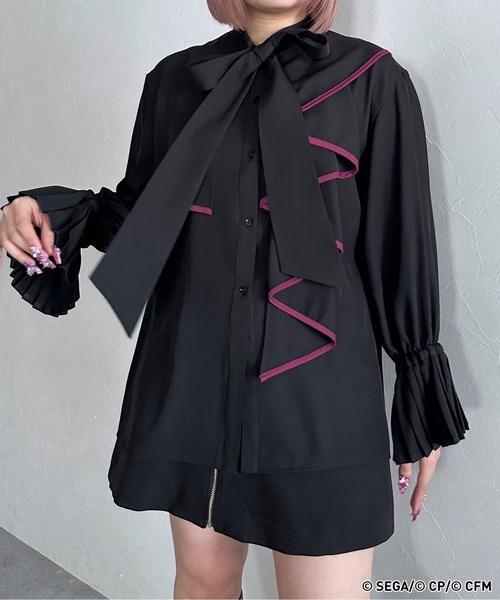 HARE（ハレ）の「プロジェクトセカイ×ZOZOZTOWN アシメフリルボウタイ