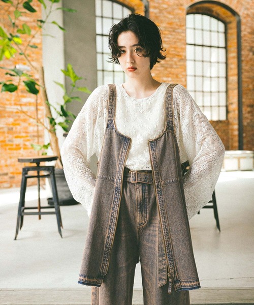 niko and（ニコアンド）の「【NKJ 2025AW】2WAY OVER CAMISOLE
