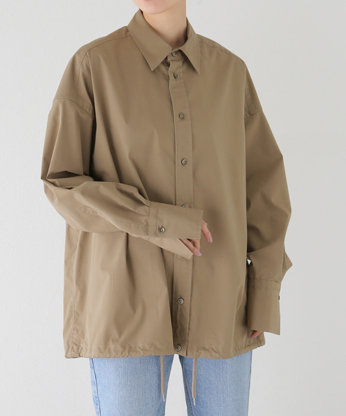 追加》CO/PEヘムギャザーシャツ（シャツ/ブラウス）｜Spick & Span