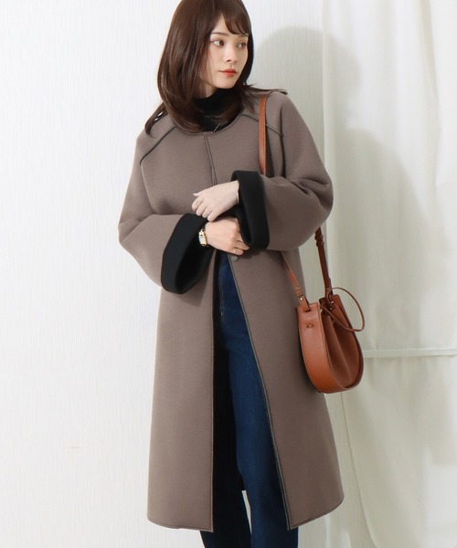 libelle more（リベル モア）の「ボンディングノーカラーコート（ノー