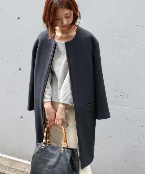 Noble（ノーブル）の「W/Ny ZIPコート◇（その他アウター）」 - WEAR