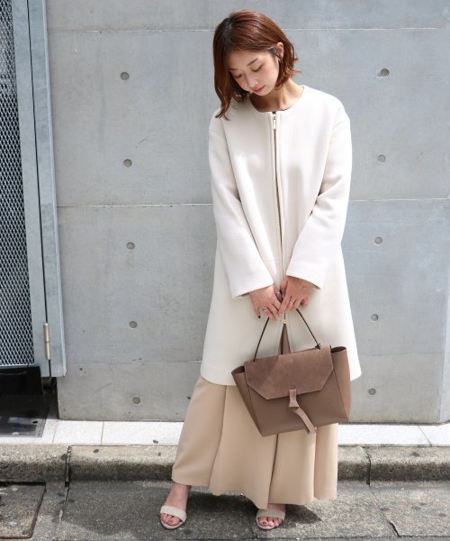 Noble（ノーブル）の「W/Ny ZIPコート◇（その他アウター）」 - WEAR