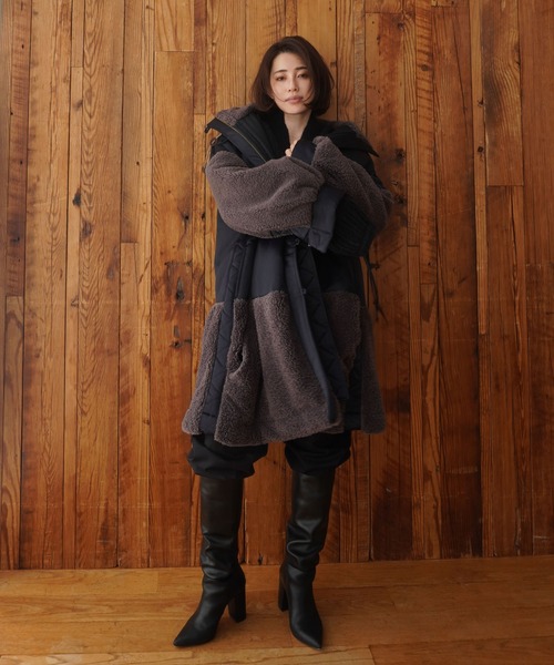 ETRE TOKYO（エトレトウキョウ）の「ミリタリーボアコート（モッズ