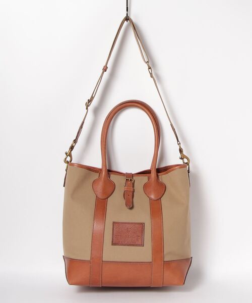 ヘリテージ レザートリム キャンバス トート（トートバッグ）｜POLO