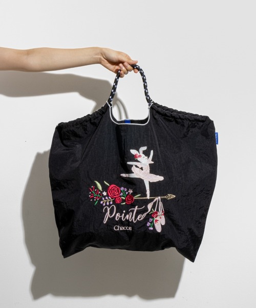 ポールアンドチェーン チャコット New York ブラック エコバッグ L