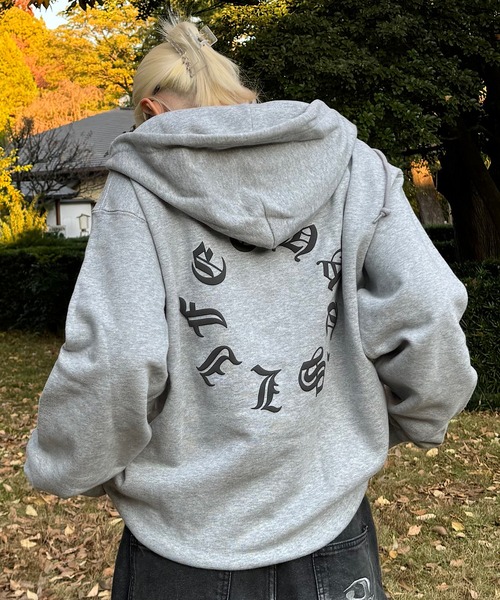 HEAVY WEIGHT 12.7oz LOGO ZIP HOODIE 長袖 パーカー 春服 秋服 冬服