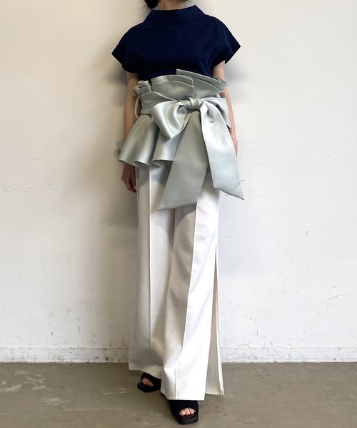 セール】ボリュームサークルリボンベルト（ベルト）｜LA BELLE ETUDE