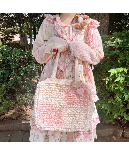 PINK HOUSE（ピンクハウス）の「アイスボックスクッキーフリルバッグ