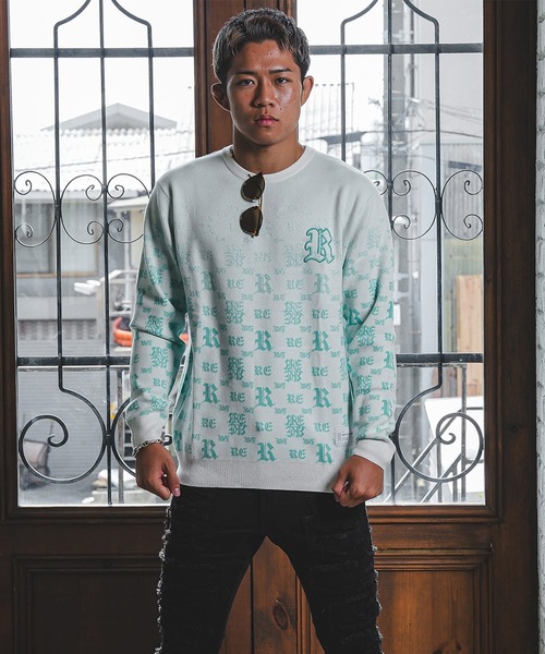 RTEGグラデーションO.Eニット（ニット/セーター）｜adamsJUGGLER