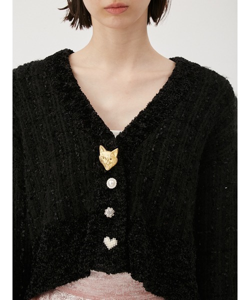 FURFUR（ファーファー）の「【Philly chocolate】キャットボタン