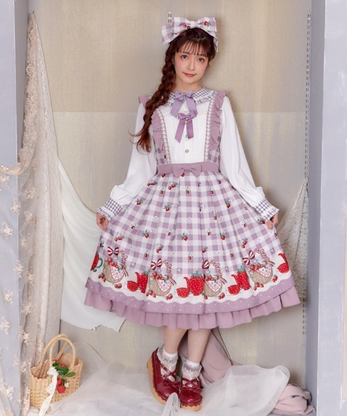 axes femme（アクシーズファム）の「ベリーズピクニックジャンスカ