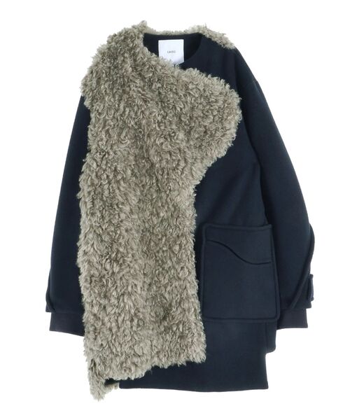 セール】BOA MIX WAVE LINE CT / ボアミックスウェーブラインコート