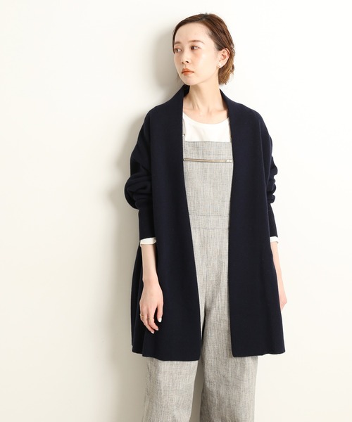 IENA（イエナ）の「ウールカシミヤガウンコート◇（カーディガン