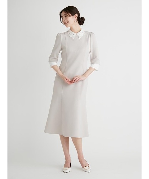 CELFORD（セルフォード）の「エンブロイダリーカラーポンチワンピース