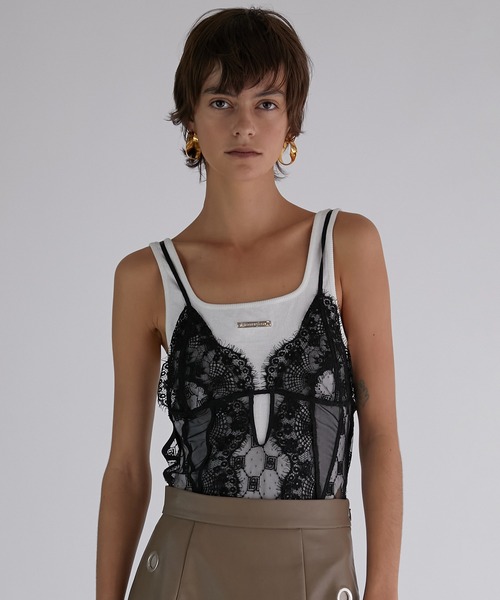 PRANK PROJECT（プランクプロジェクト）の「モノグラムレースキャミ