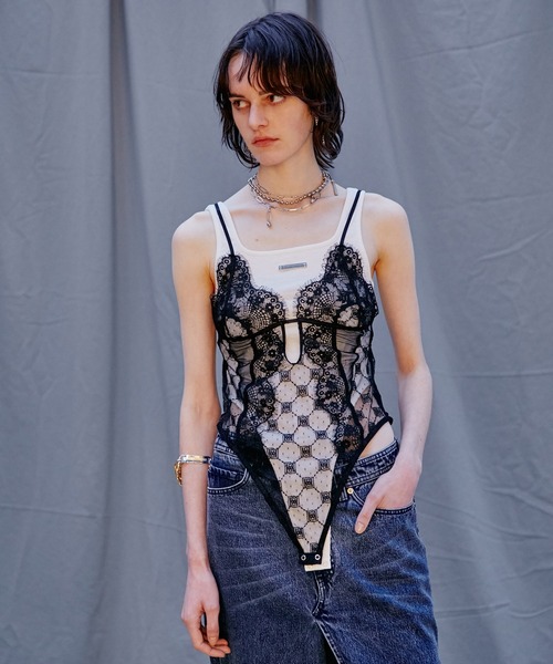 PRANK PROJECT（プランクプロジェクト）の「モノグラムレースキャミ