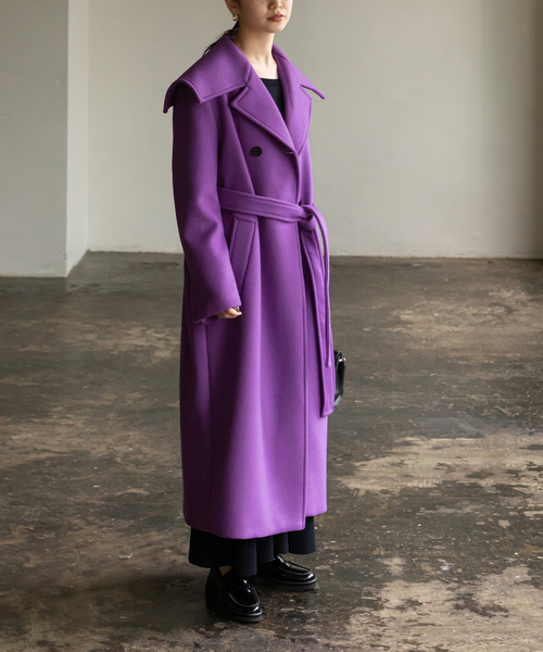 Noble（ノーブル）の「ダブルビーバービッグカラーコート（その他