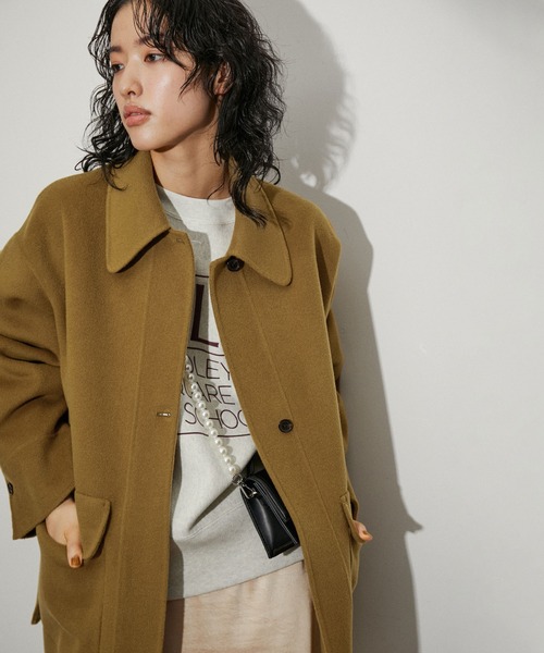 ADAM ET ROPE'（アダムエロペ）の「リバーショートシャツコート