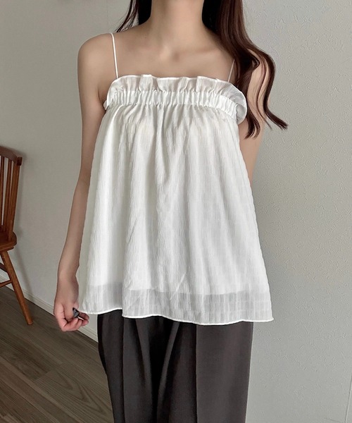 Cham.（チャム）の「フリルキャミソール（キャミソール）」 - WEAR
