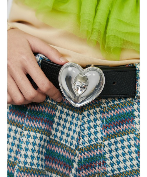 PAMEO POSE（パメオポーズ）の「Charming Heart Belt Black（ベルト