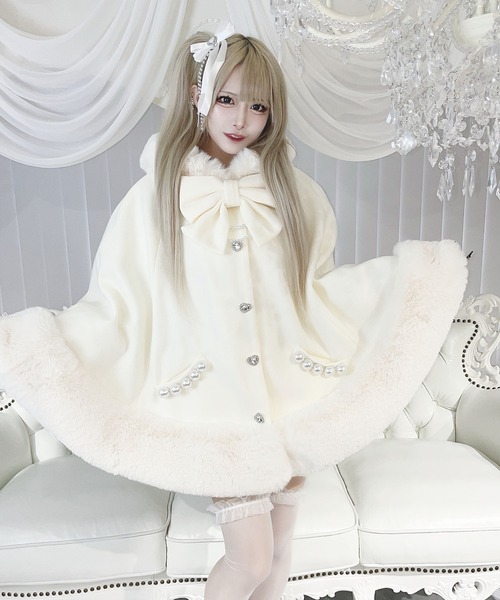 MA*RS（アメーバーマーズ）の「リボン付きボリュームファーフード