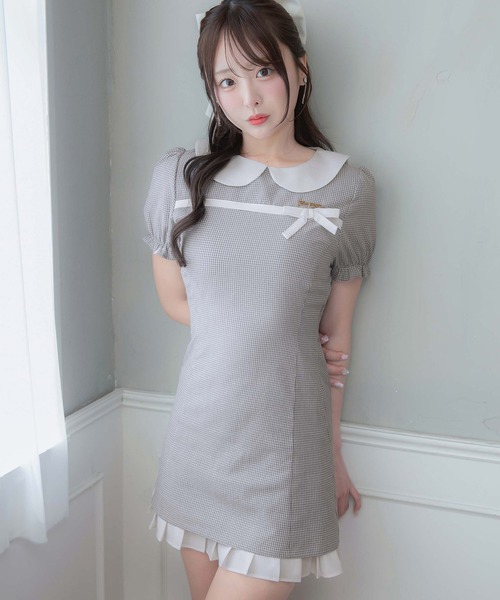 Gingham Check Mini One-piece/ギンガムチェックミニワンピース