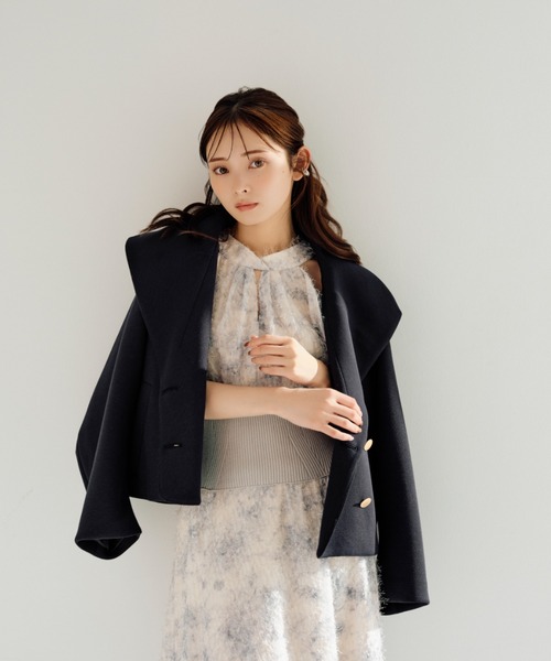 SNIDEL（スナイデル）の「ラグランショートコート（その他アウター