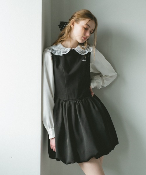 balloon mini onepiece / ノースリバルーンミニワンピ（ジャンパー