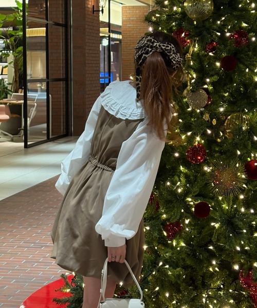 balloon mini onepiece / ノースリバルーンミニワンピ（ジャンパー