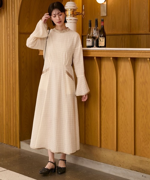 forksy.】【オケージョン対応】パイピングデザイン シアー チェック