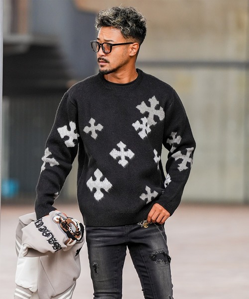 RTEGクロスニット（ニット/セーター）｜adamsJUGGLER（アダムス